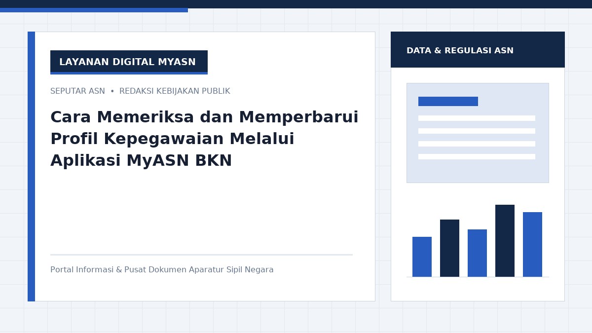 Cara Memeriksa dan Memperbarui Profil Kepegawaian Melalui Aplikasi MyASN BKN